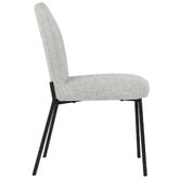 Temple &amp; Webster 4 Seater Hayden Glass Dining Table &amp; Herve Dining Chair Set