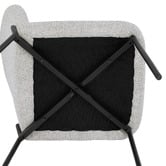 Temple &amp; Webster 4 Seater Hayden Glass Dining Table &amp; Herve Dining Chair Set