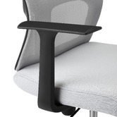 Temple &amp; Webster Ally Electric Sit &amp; Stand Corner Desk &amp; Matty Matrix Office Chair Set