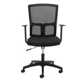 Temple &amp; Webster Ally Electric Sit &amp; Stand Corner Desk &amp; Matty Matrix Office Chair Set