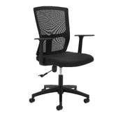 Temple &amp; Webster Ally Electric Sit &amp; Stand Corner Desk &amp; Matty Matrix Office Chair Set