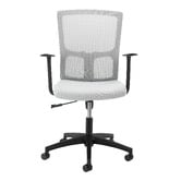 Temple &amp; Webster Ally Electric Sit &amp; Stand Corner Desk &amp; Matty Matrix Office Chair Set