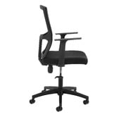 Temple &amp; Webster Ally Electric Sit &amp; Stand Corner Desk &amp; Matty Matrix Office Chair Set