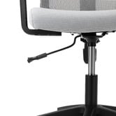 Temple &amp; Webster Ally Electric Sit &amp; Stand Corner Desk &amp; Matty Matrix Office Chair Set