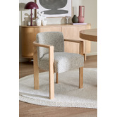 Temple &amp; Webster 4 Seater Rio Round Dining Table &amp; Ramsay Dining Chair Set