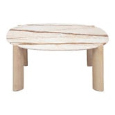 Temple &amp; Webster Marilyn Marble Coffee Table