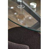 Temple &amp; Webster Charlie Glass Dining Table