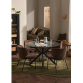 Temple &amp; Webster Petra Upholstered Dining Chairs