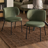 Temple &amp; Webster Petra Upholstered Dining Chairs