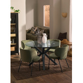 Temple &amp; Webster Petra Upholstered Dining Chairs