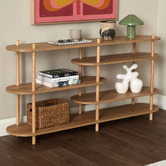 Temple &amp; Webster Betty 5 Tier Bookcase