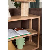 Temple &amp; Webster Sally 3 Tier Oak Wood Console Table