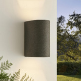 Temple &amp; Webster Haze Terrazzo Outdoor Wall Light