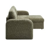 Temple &amp; Webster Maia 4 Seater Double Sofa Bed with Reversible Chaise