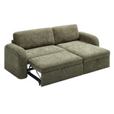 Temple &amp; Webster Maia 4 Seater Double Sofa Bed with Reversible Chaise