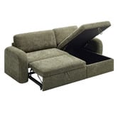 Temple &amp; Webster Maia 4 Seater Double Sofa Bed with Reversible Chaise