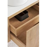 Temple &amp; Webster Nomad 900mm Vanity Package with Round Basin &amp; Wall Mixer