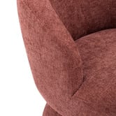 Temple &amp; Webster Eloise Chenille Swivel Armchair