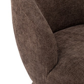 Temple &amp; Webster Eloise Chenille Swivel Armchair
