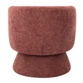 Temple &amp; Webster Eloise Chenille Swivel Armchair