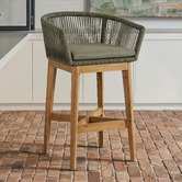 Temple &amp; Webster 68.5cm Laguna Rope Outdoor Barstool