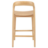Temple &amp; Webster 65.5cm Monk Beech Wood Bar Stool