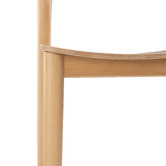 Temple &amp; Webster 65.5cm Monk Beech Wood Bar Stool