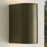 Temple &amp; Webster Haze Ceramic Outdoor Wall Light