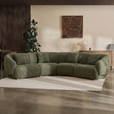 Temple &amp; Webster Crescent 5 Seater Modular Sofa