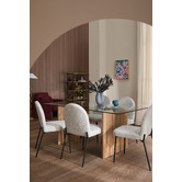 Temple &amp; Webster Herve Arch Upholstered Dining Chairs