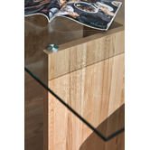 Temple &amp; Webster Nora Glass Dining Table