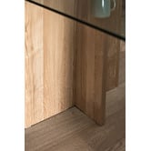 Temple &amp; Webster Nora Glass Dining Table