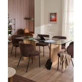 Temple &amp; Webster Petra Upholstered Dining Chairs