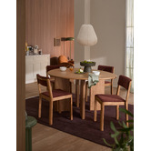 Temple &amp; Webster Alex Solid Oak Wood Dining Chairs