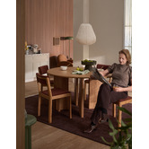 Temple &amp; Webster Alex Solid Oak Wood Dining Chairs