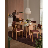 Temple &amp; Webster Alex Solid Oak Wood Dining Chairs