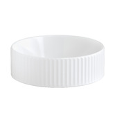 Temple &amp; Webster Kiora 360mm White Round Ceramic Above Counter Basin