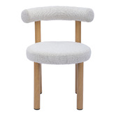 Temple &amp; Webster 4 Seater Elodie Round Dining Table &amp; Roselin Chair Set