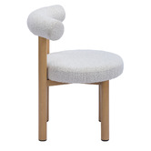 Temple &amp; Webster 4 Seater Elodie Round Dining Table &amp; Roselin Chair Set