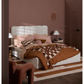 Temple &amp; Webster Natural Cora Boucle Bed