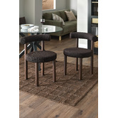 Temple &amp; Webster 4 Seater Charlie Glass Dining Table &amp; Roselin Chair Set