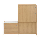 Temple &amp; Webster Shania Shoe Cabinet with Bench