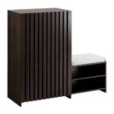 Temple &amp; Webster Shania Shoe Cabinet with Bench