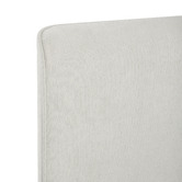 Temple &amp; Webster Bonnie Upholstered Ball Foot Bed
