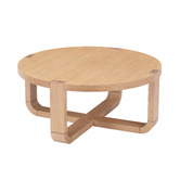 Temple &amp; Webster Aspyn Oak Wood Coffee Table