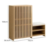 Temple &amp; Webster Shania Shoe Cabinet with Bench