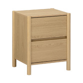 Temple &amp; Webster Mila 2 Drawer Bedside Table