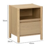 Temple &amp; Webster Mila Bedside Table