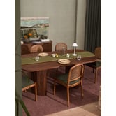 Temple &amp; Webster Anika Oval Mango Wood Dining Table