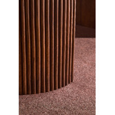 Temple &amp; Webster Anika Oval Mango Wood Dining Table